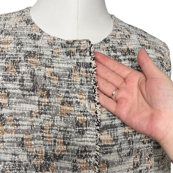 DOLAN Leopard Longline Jacket size Large - Picture 6 of 11